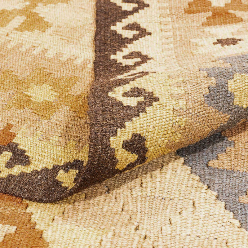 Kelim Rug - Splash - 293 x 200 cm - light brown