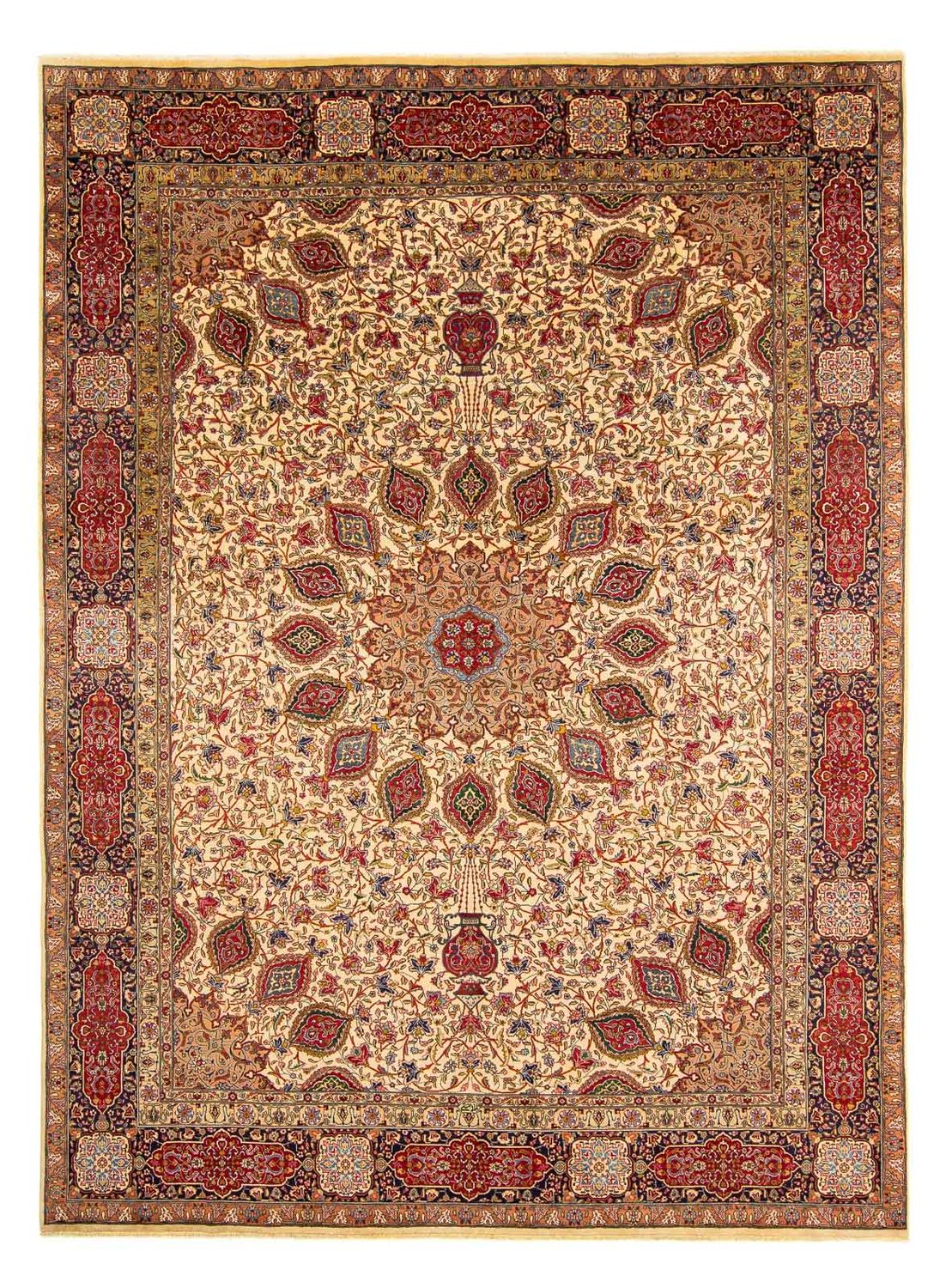 Perser Rug - Tabriz - Royal - 393 x 290 cm - light brown