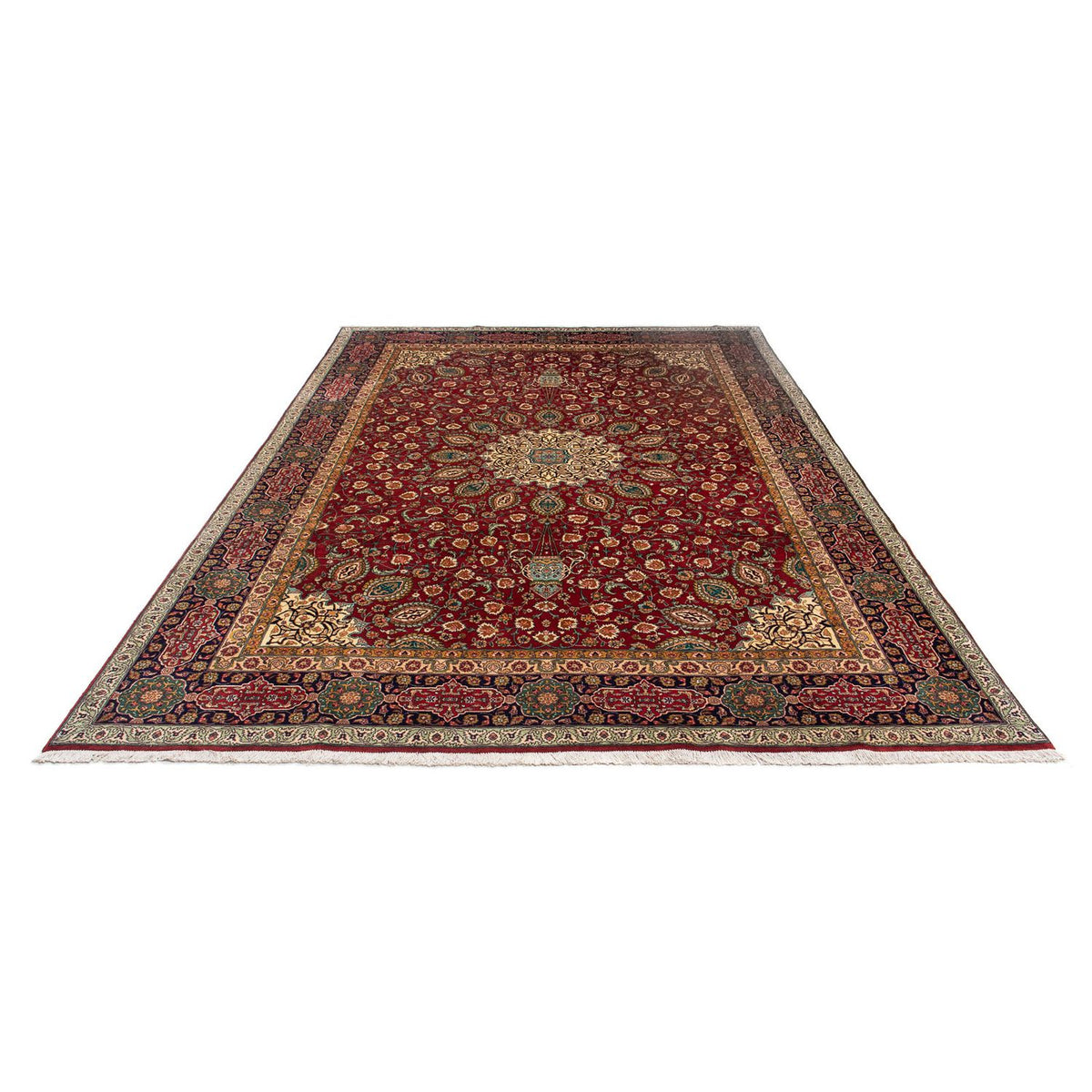 Perser Rug - Tabriz - Royal - 349 x 243 cm - dark red