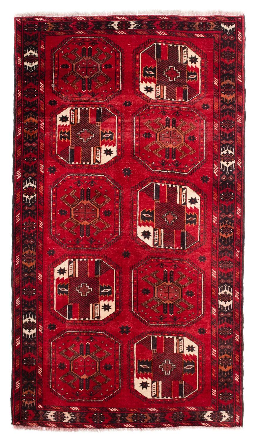 Belutsch Rug - 190 x 106 cm - dark red