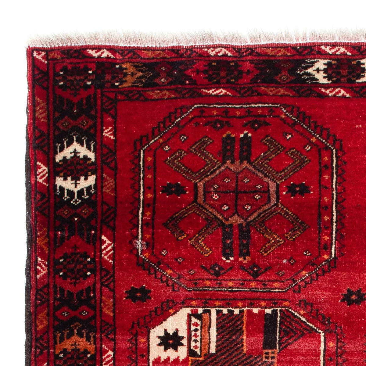 Belutsch Rug - 190 x 106 cm - dark red