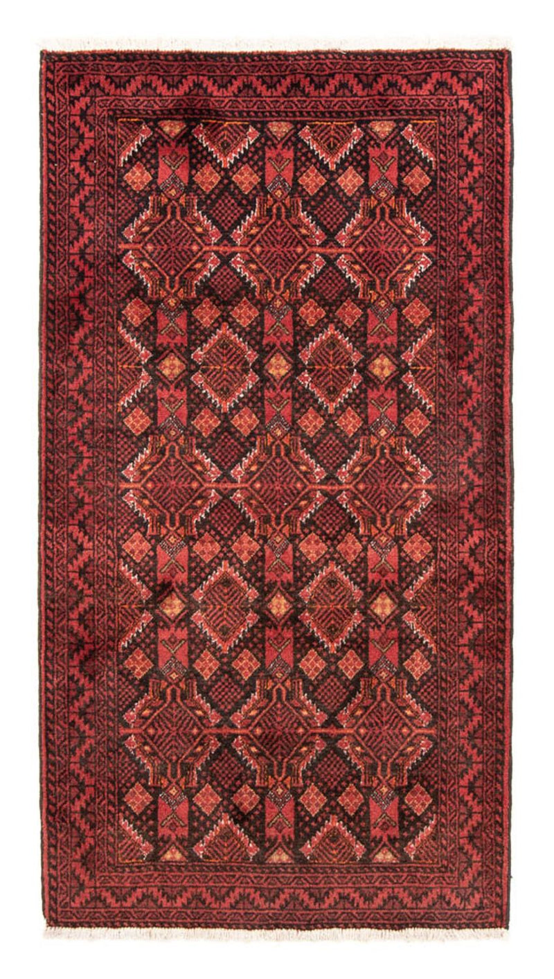 Runner Belutsch Rug - 194 x 101 cm - red