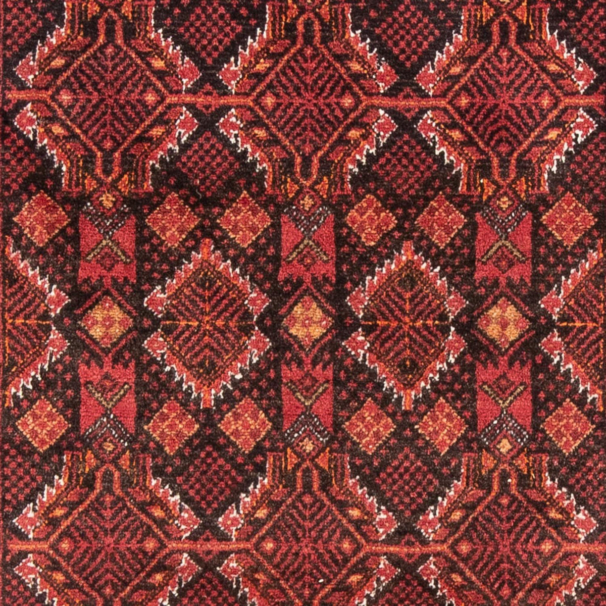 Runner Belutsch Rug - 194 x 101 cm - red