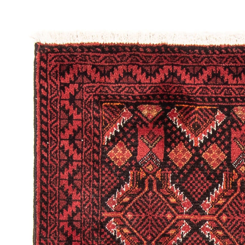 Runner Belutsch Rug - 194 x 101 cm - red