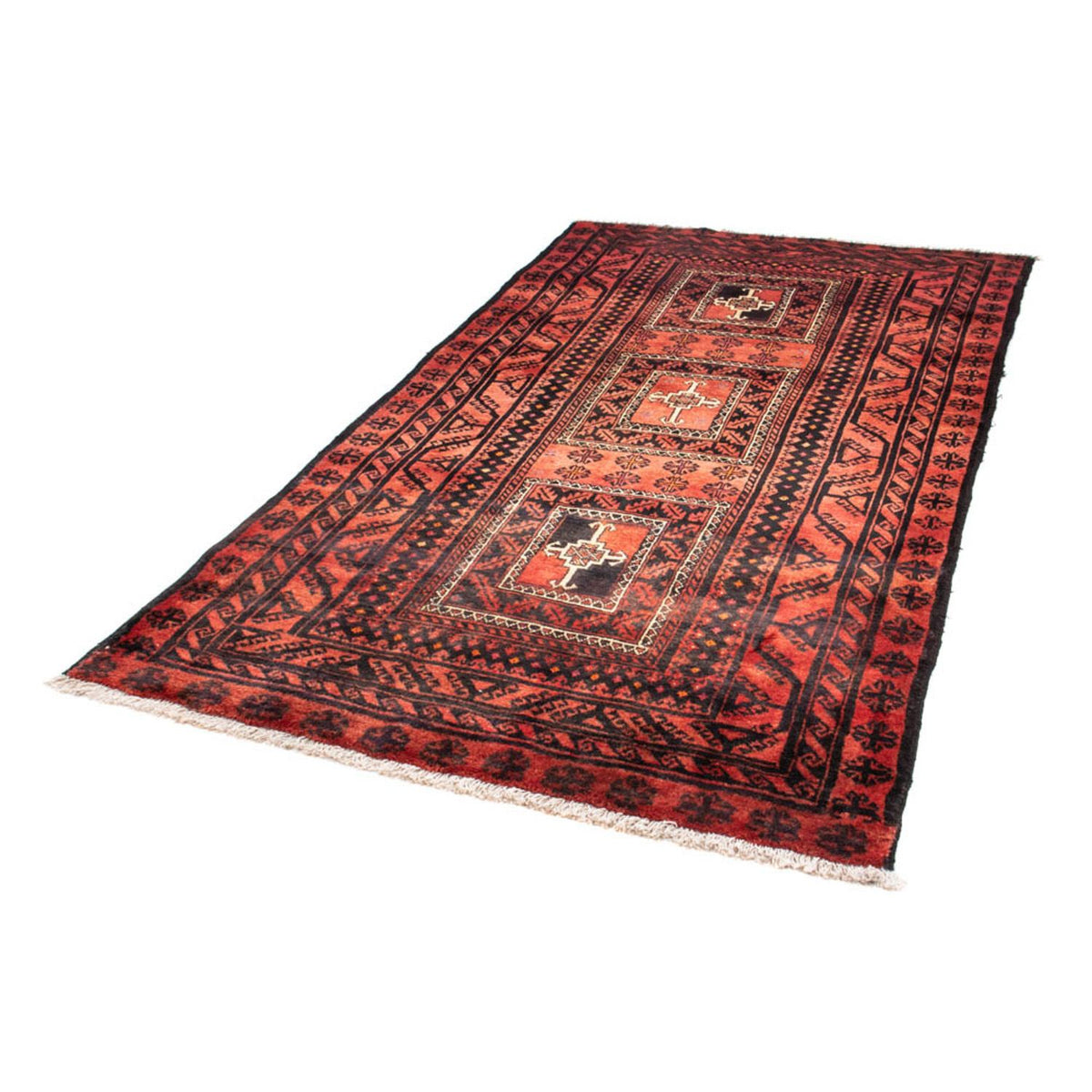 Runner Belutsch Rug - 236 x 127 cm - red