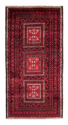 Runner Belutsch Rug - 220 x 114 cm - red