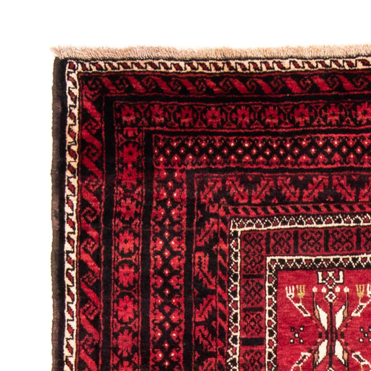 Runner Belutsch Rug - 220 x 114 cm - red