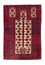 Belutsch Rug - 136 x 91 cm - dark red