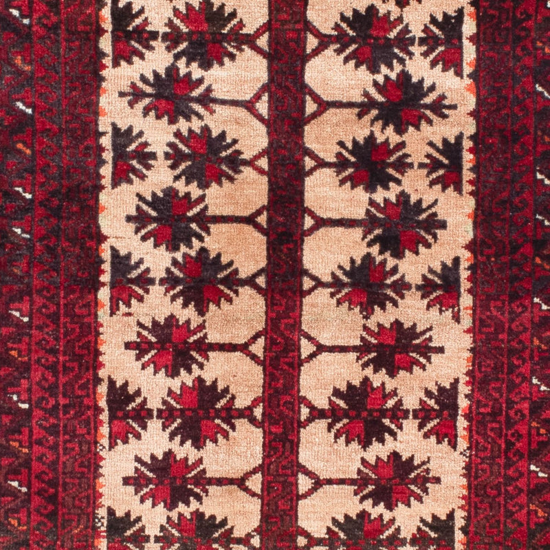 Belutsch Rug - 136 x 91 cm - dark red
