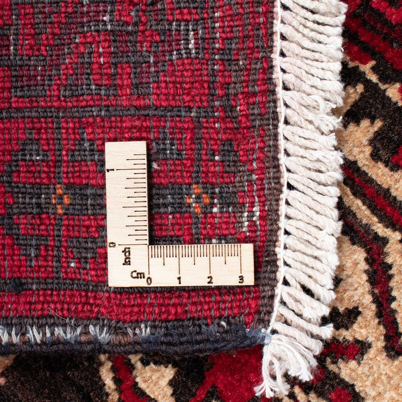 Belutsch Rug - 136 x 91 cm - dark red