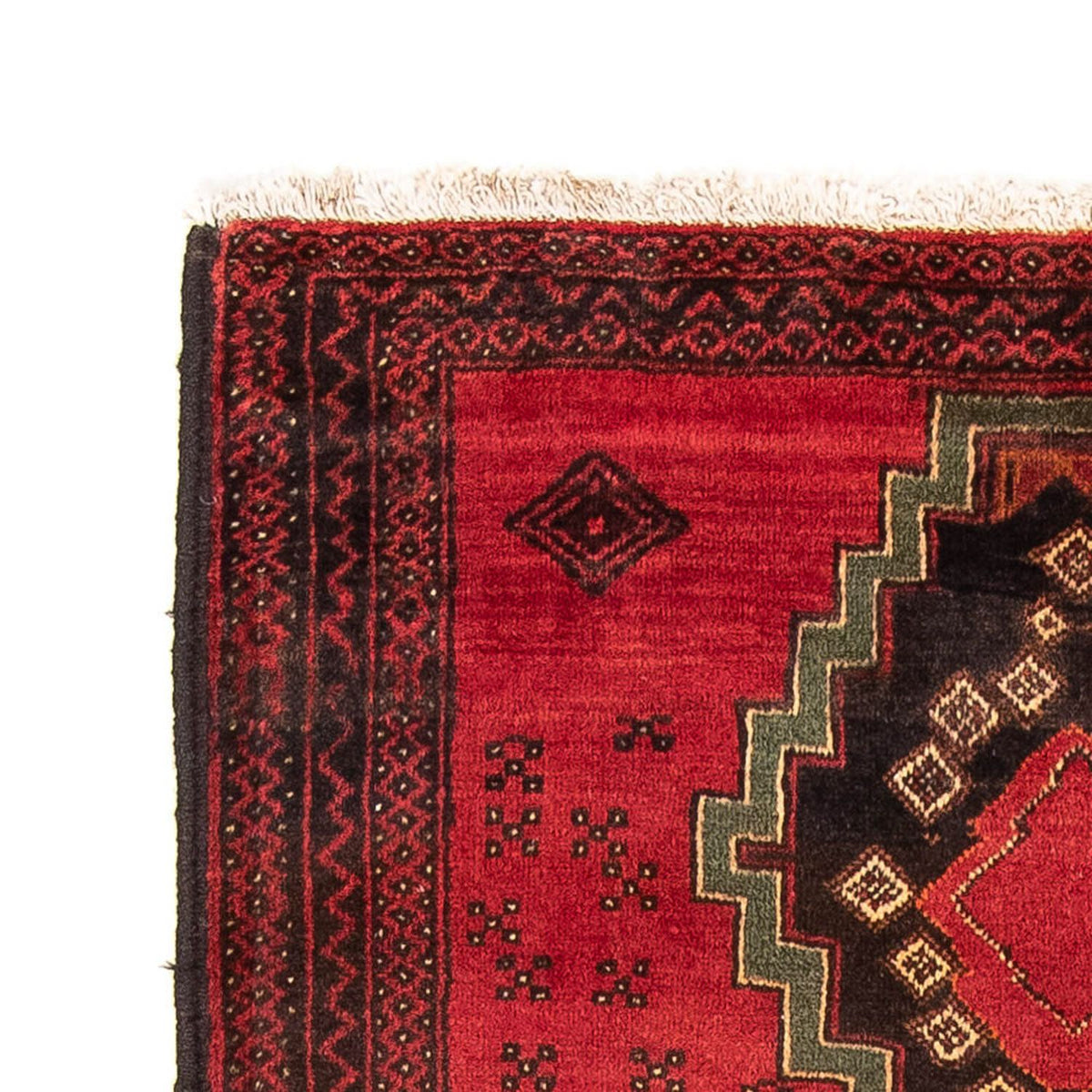 Runner Belutsch Rug - 186 x 100 cm - dark red