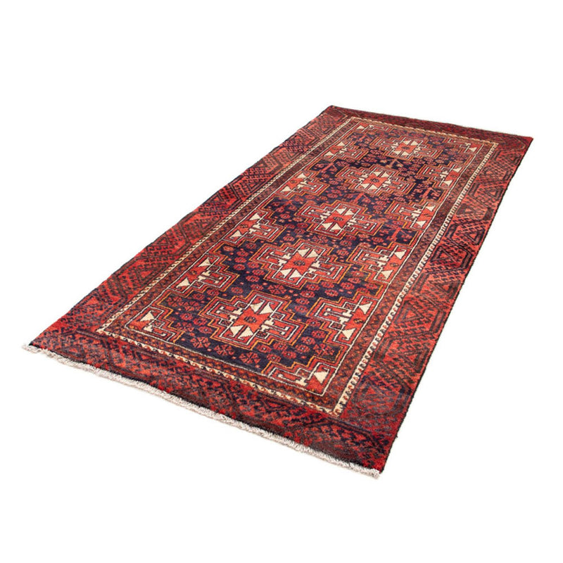 Runner Belutsch Rug - 221 x 110 cm - red