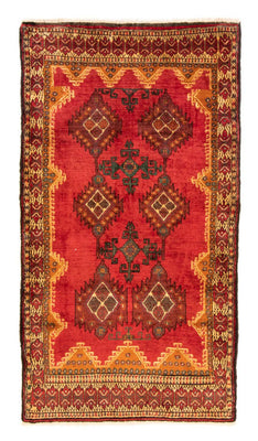 Runner Belutsch Rug - 202 x 111 cm - red