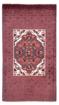 Belutsch Rug - 156 x 87 cm - dark red
