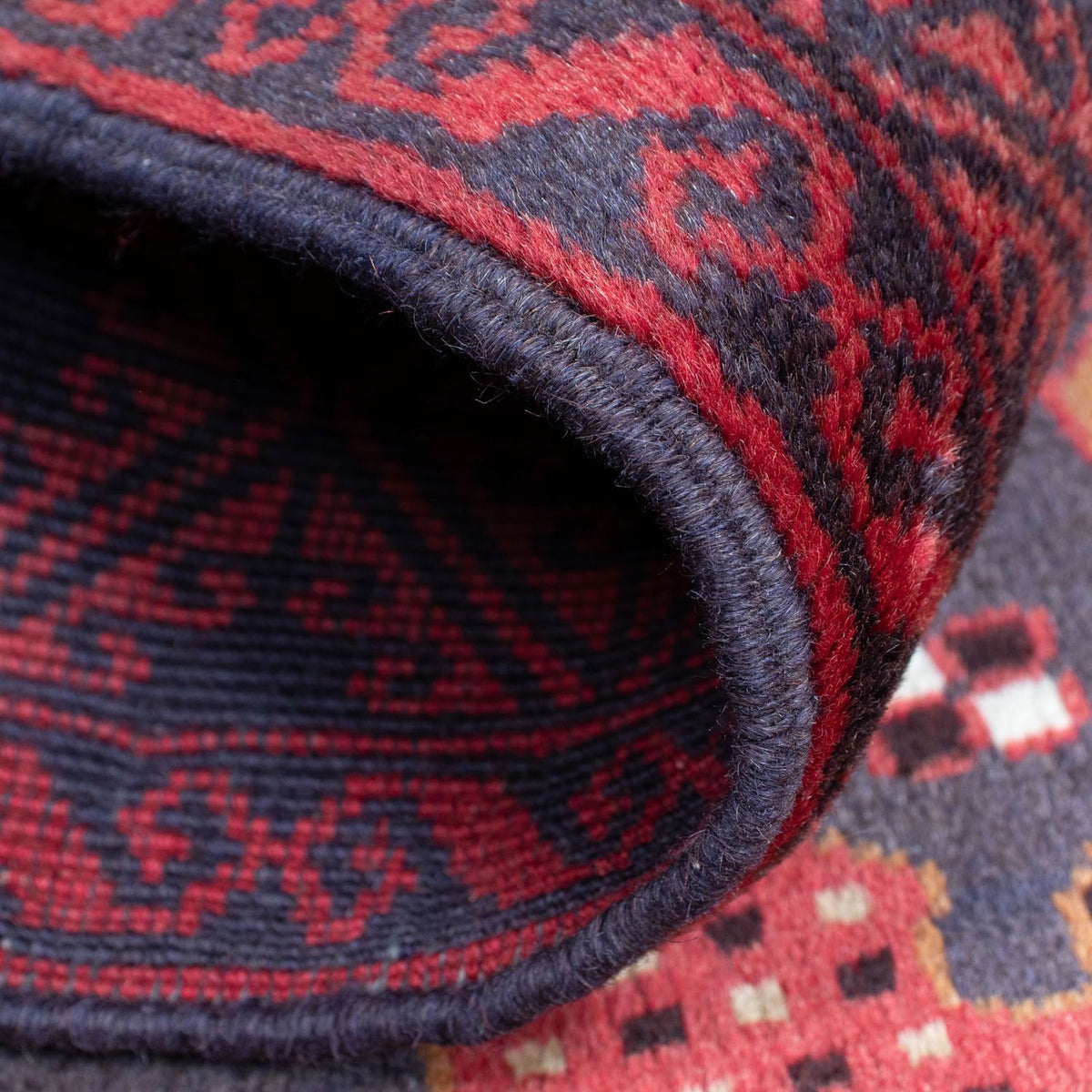 Belutsch Rug - 156 x 87 cm - dark red