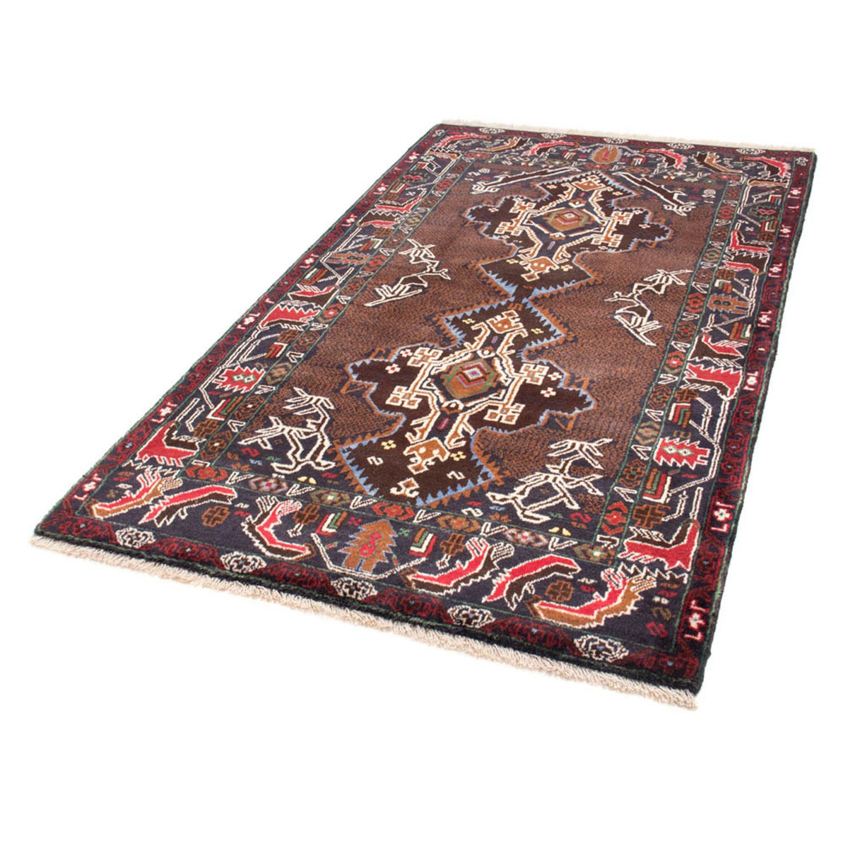 Runner Belutsch Rug - 201 x 112 cm - light chocolate