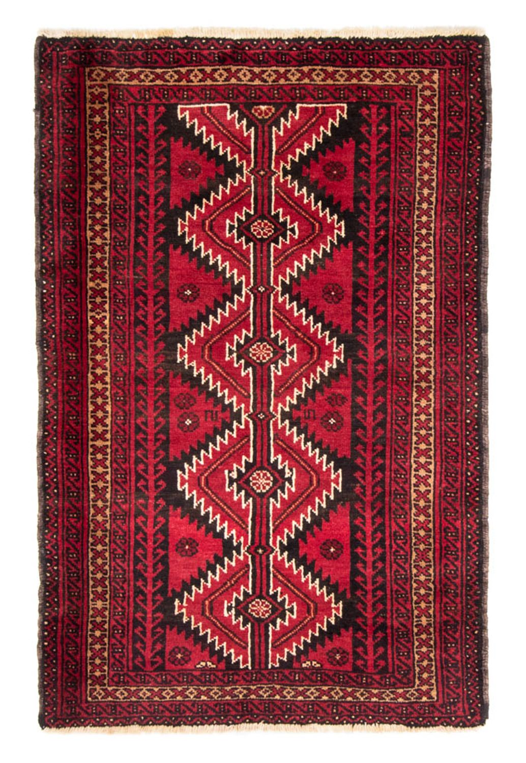 Belutsch Rug - 194 x 124 cm - red