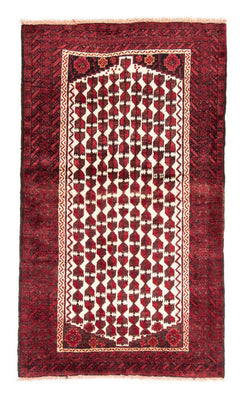 Runner Belutsch Rug - 185 x 102 cm - dark red