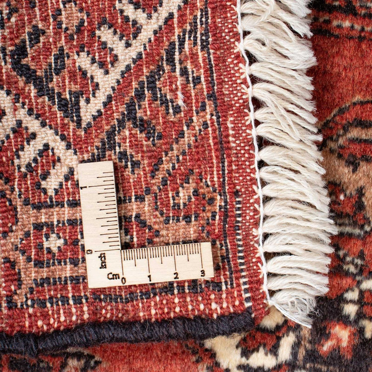 Belutsch Rug - 143 x 121 cm - dark red