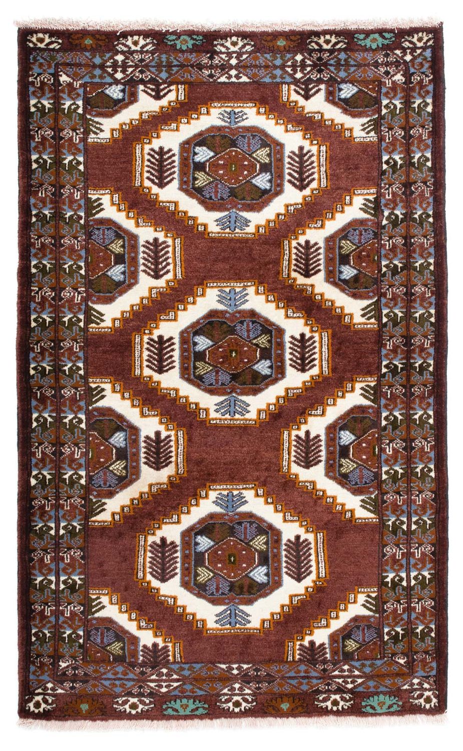 Belutsch Rug - 160 x 102 cm - brown