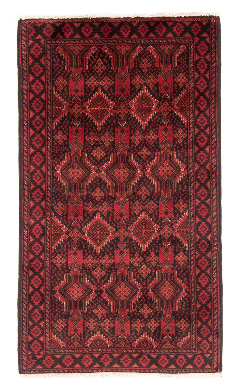 Runner Belutsch Rug - 187 x 99 cm - red