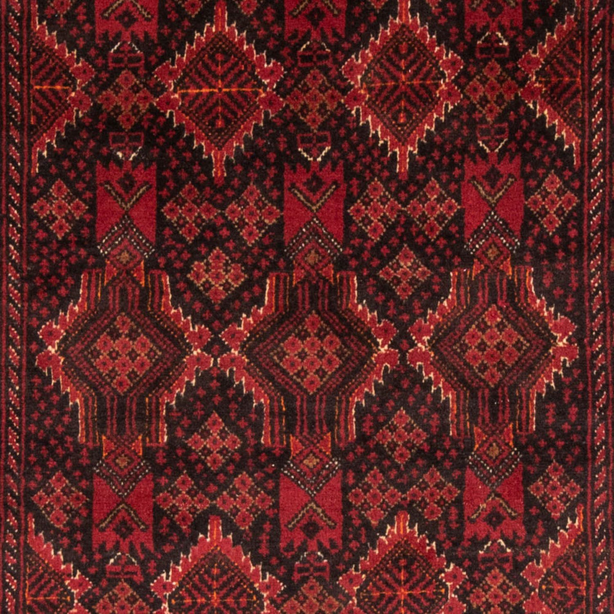 Runner Belutsch Rug - 187 x 99 cm - red