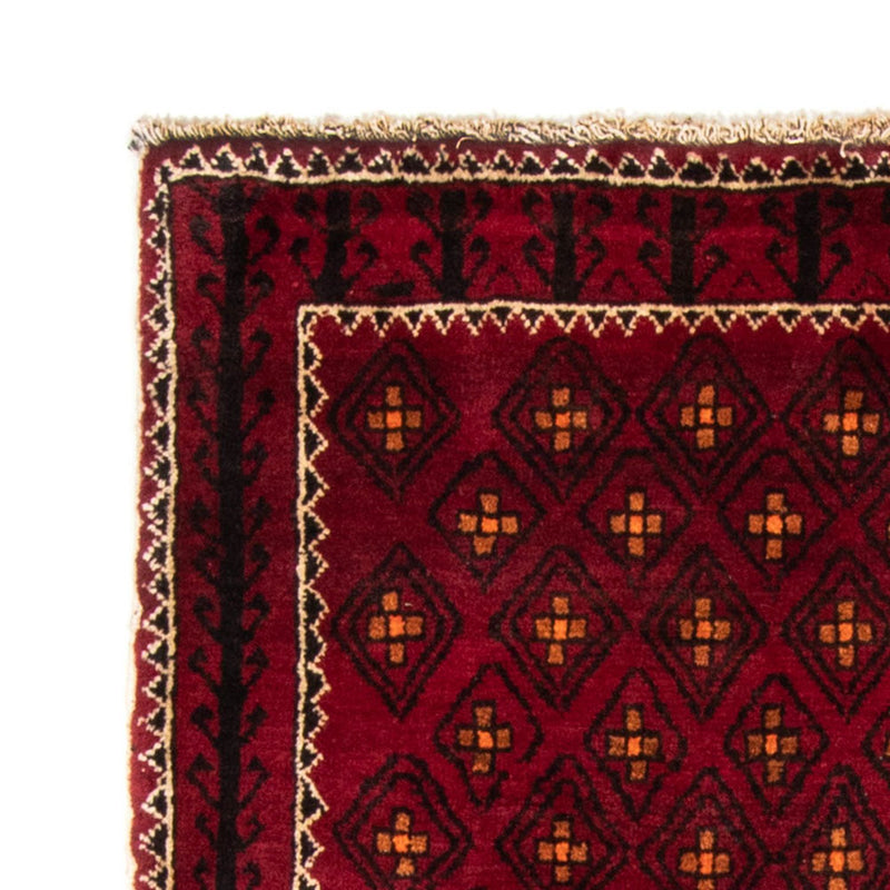 Runner Belutsch Rug - 182 x 103 cm - dark red