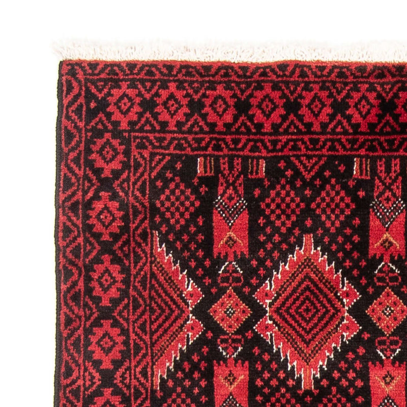 Runner Belutsch Rug - 187 x 103 cm - red