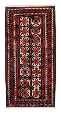 Belutsch Rug - 158 x 82 cm - dark red