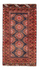 Belutsch Teppich 194 x 105 cm - hellrot