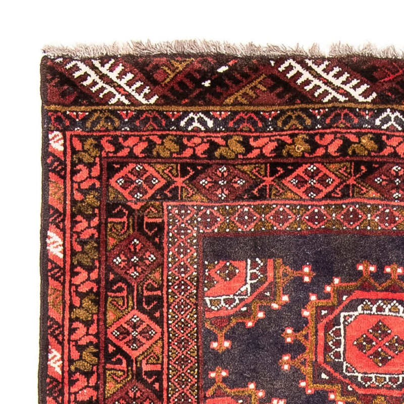 Runner Belutsch Rug - 194 x 105 cm - light red