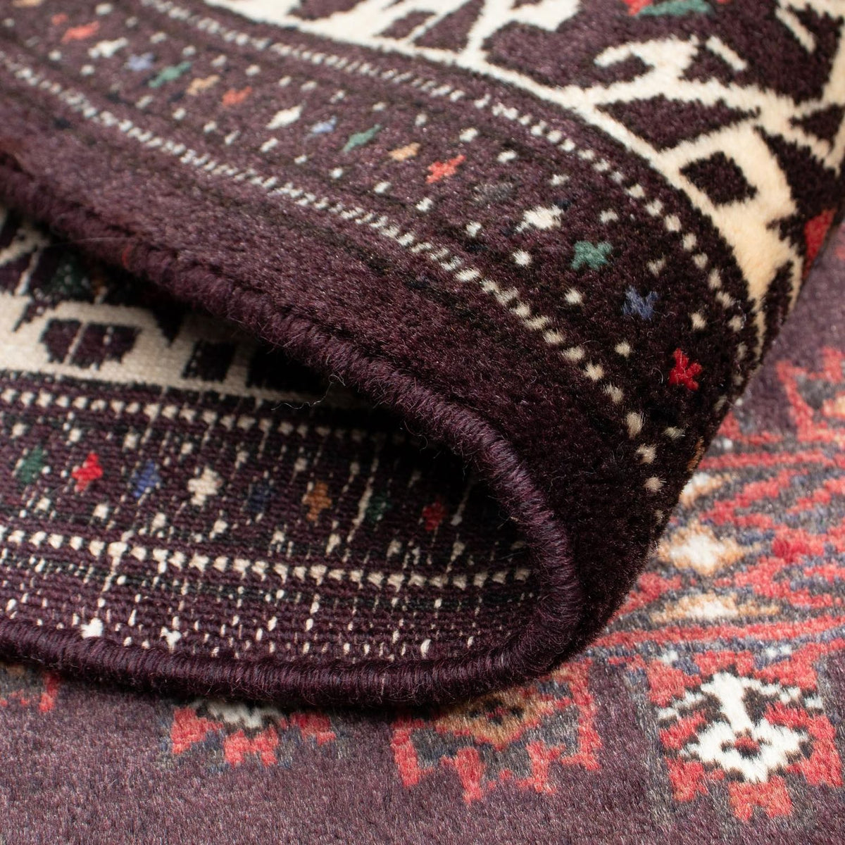 Belutsch Rug - 143 x 103 cm - brown