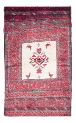 Belutsch Rug - 152 x 91 cm - light red