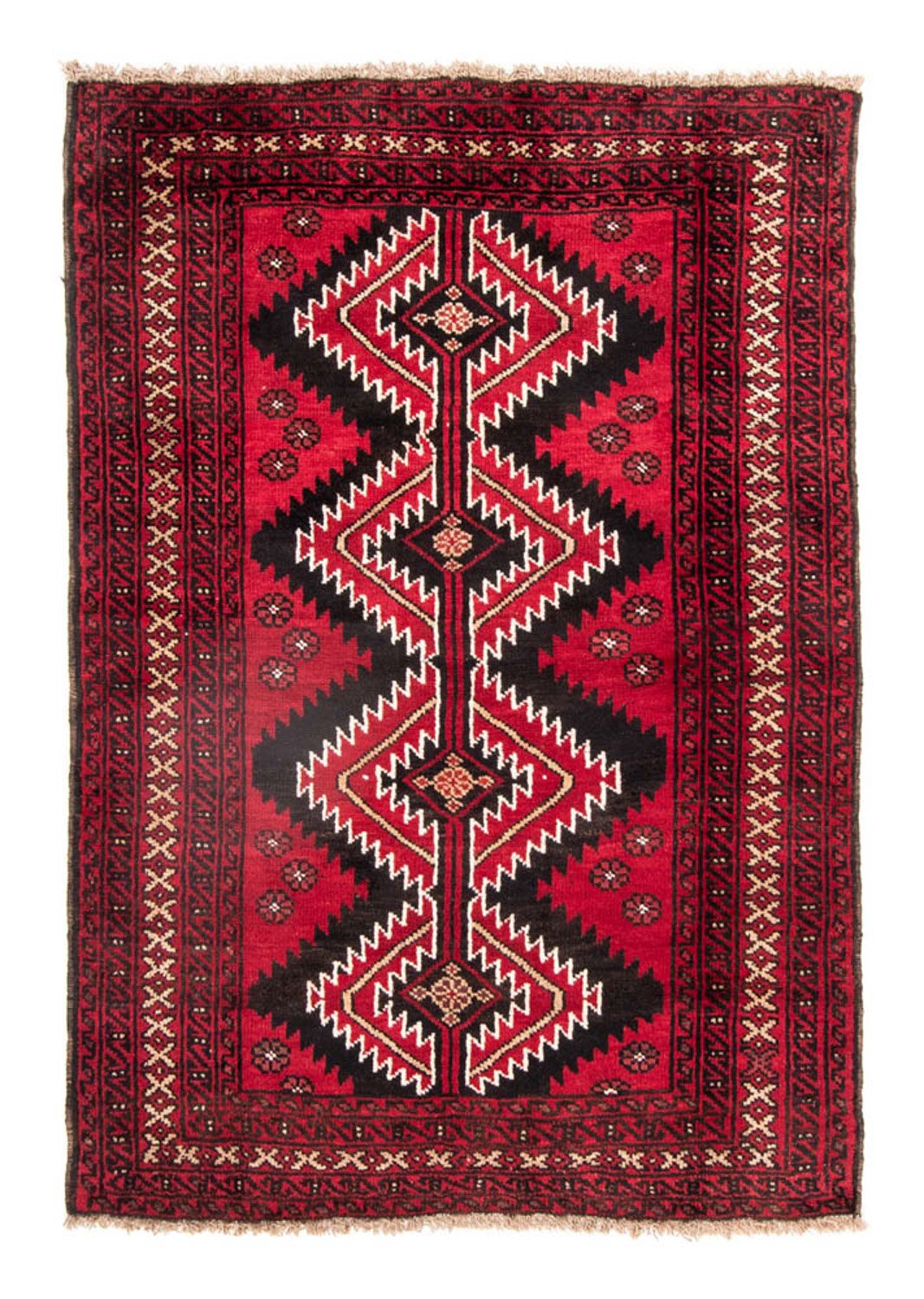Belutsch Rug - 190 x 134 cm - red