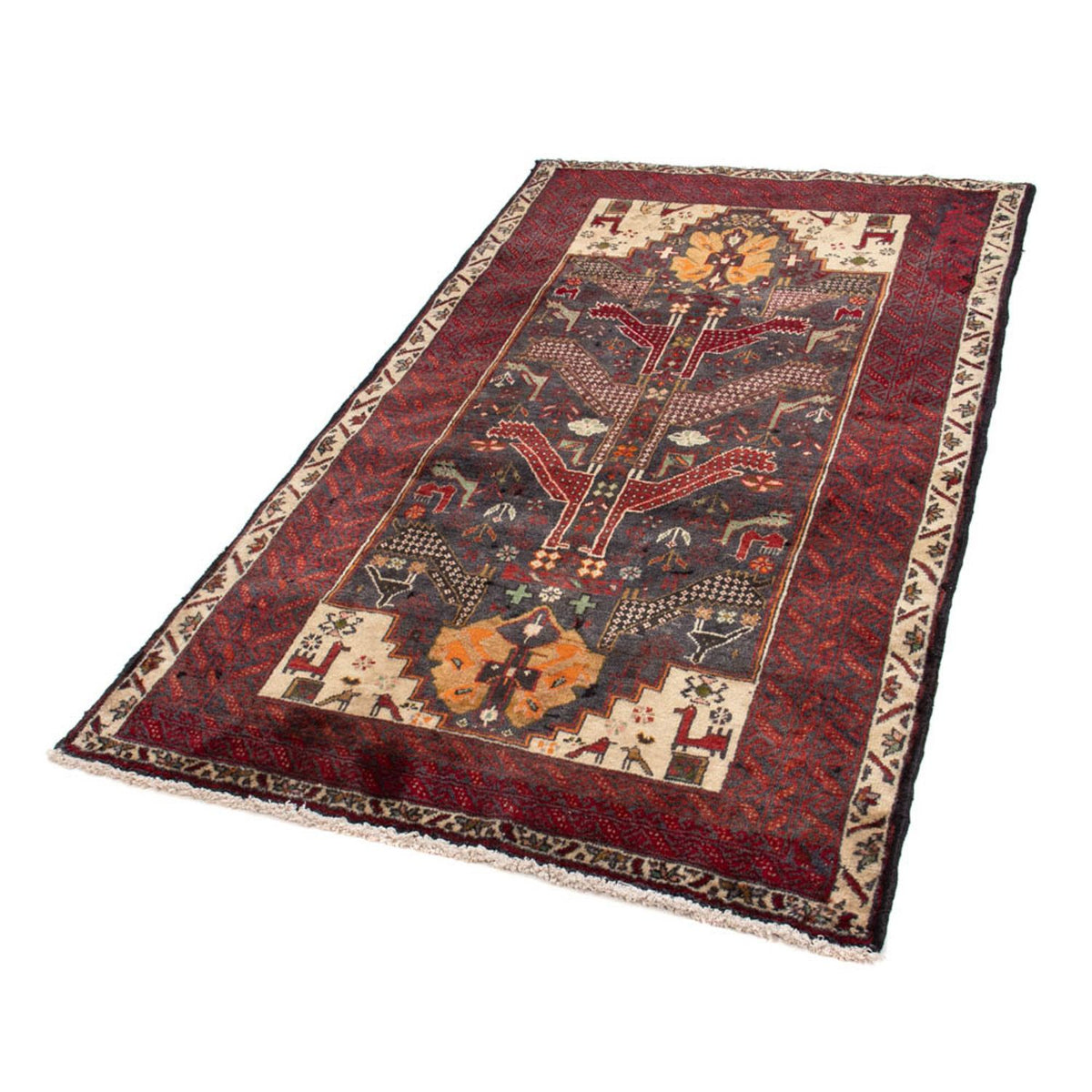Runner Belutsch Rug - 175 x 97 cm - red