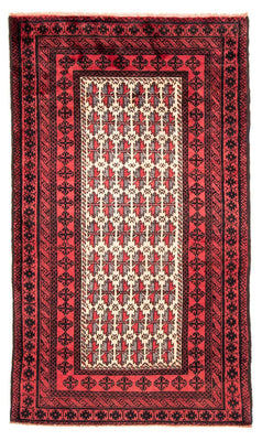 Belutsch Rug - 207 x 116 cm - red