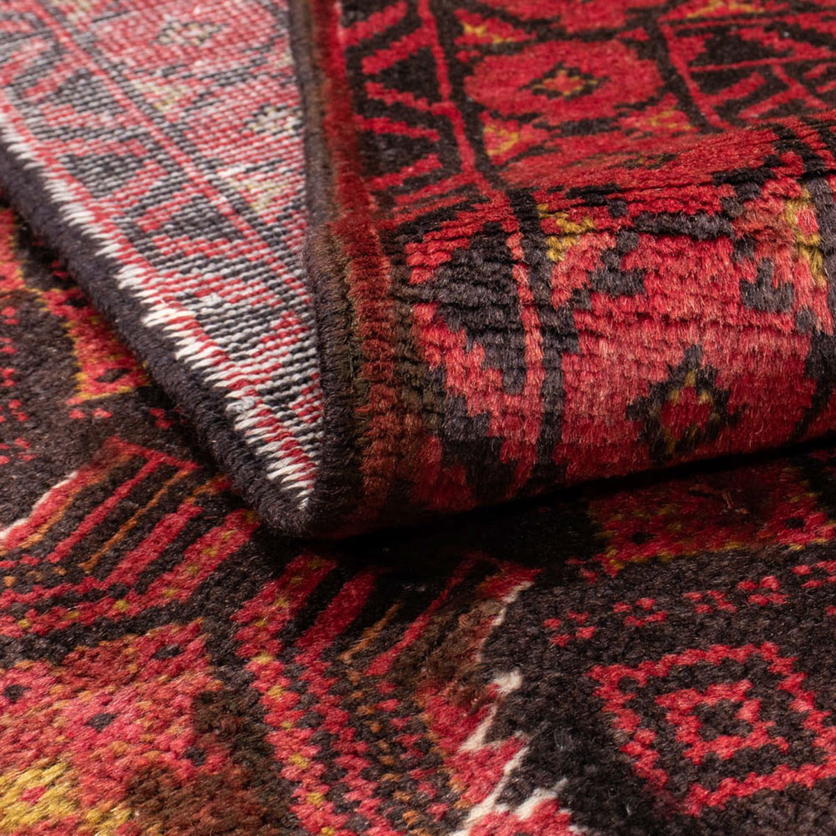 Runner Belutsch Rug - 190 x 104 cm - red