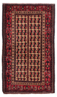 Belutsch Rug - 156 x 98 cm - brown
