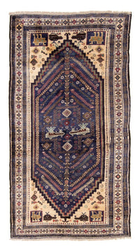 Runner Belutsch Rug - 211 x 112 cm - dark blue