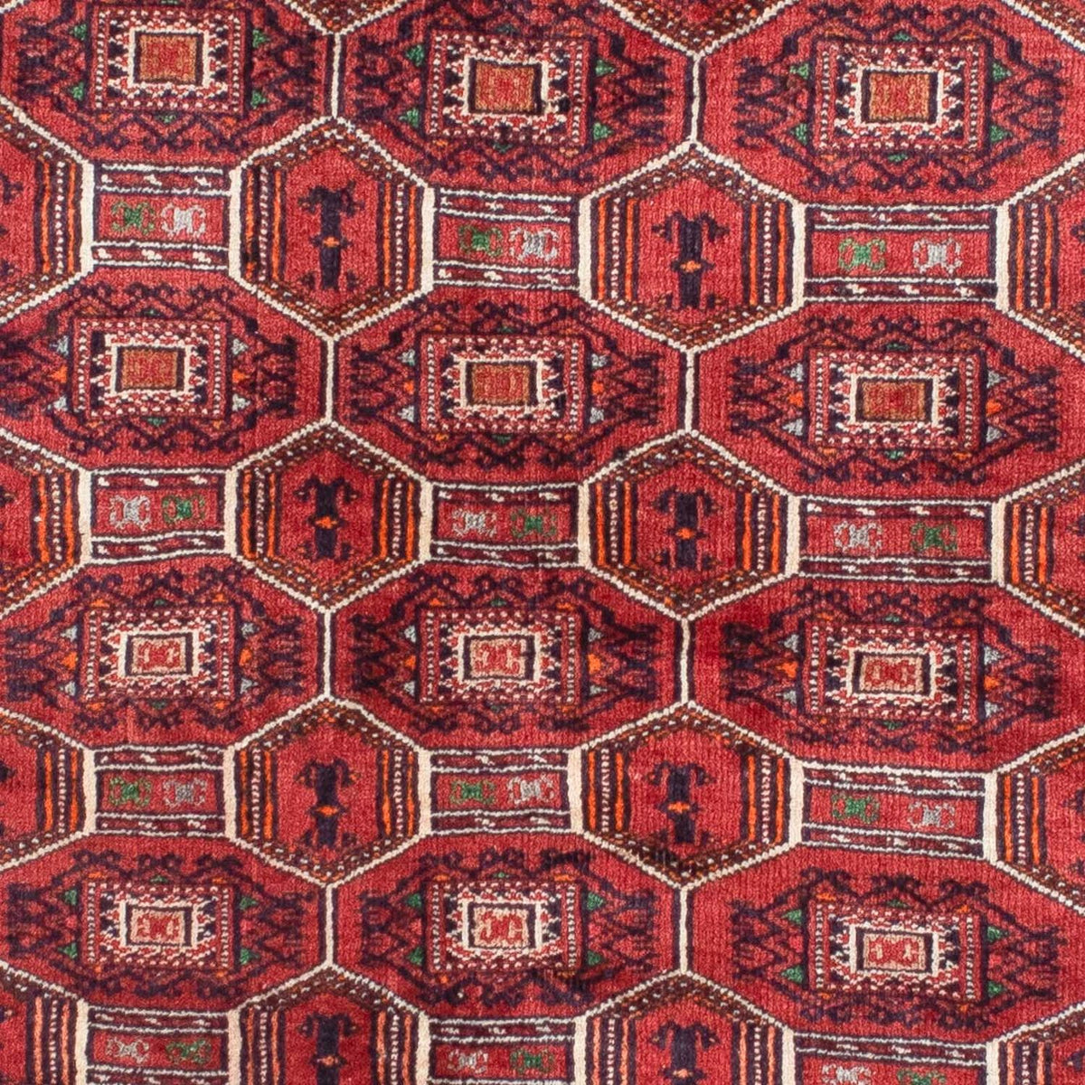 Belutsch Rug - 134 x 94 cm - dark red