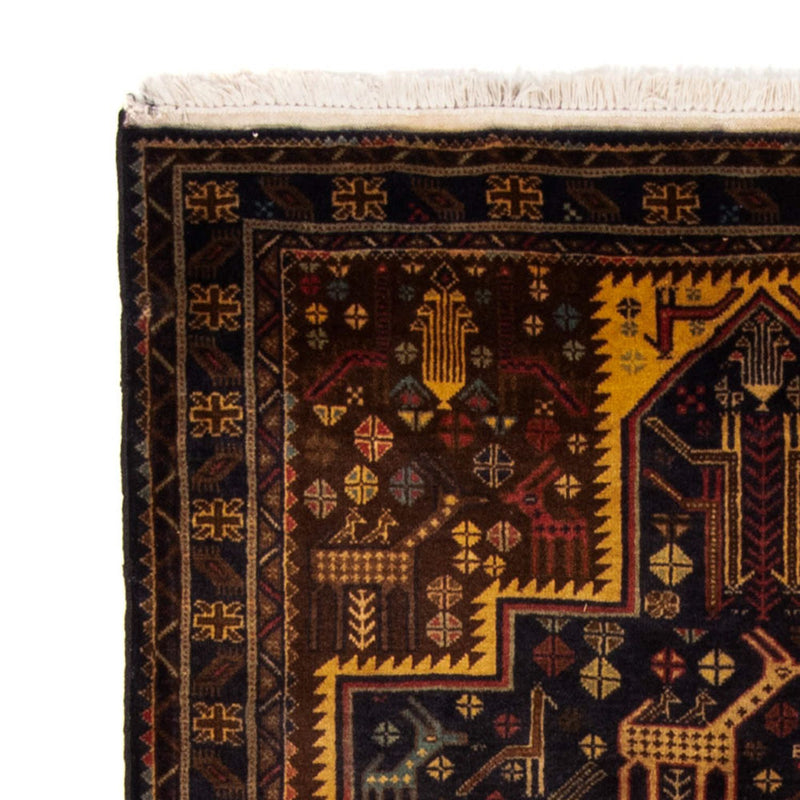 Runner Belutsch Rug - 220 x 109 cm - dark blue