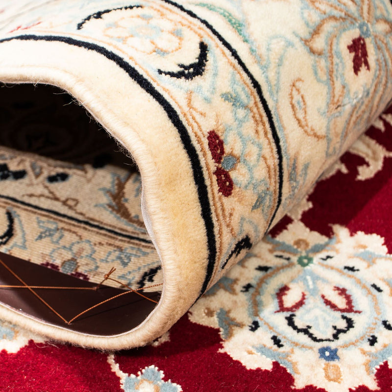 Perser Rug - Nain - Royal - 236 x 157 cm - dark red