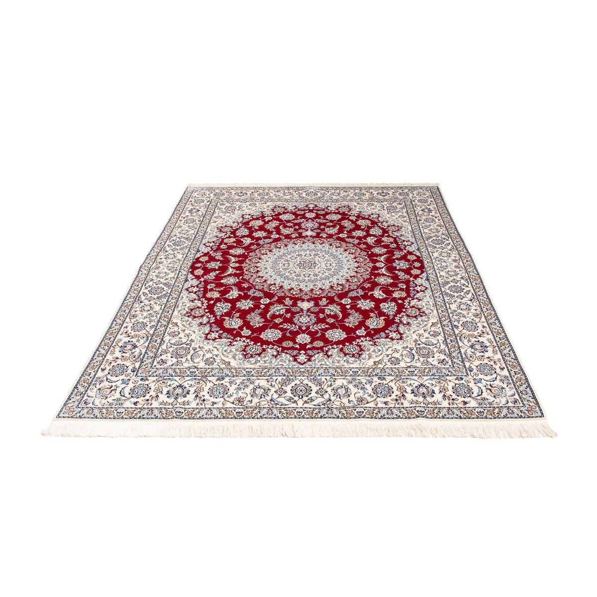 Perser Rug - Nain - Premium - 199 x 157 cm - dark red