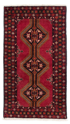 Belutsch Rug - 163 x 85 cm - dark red