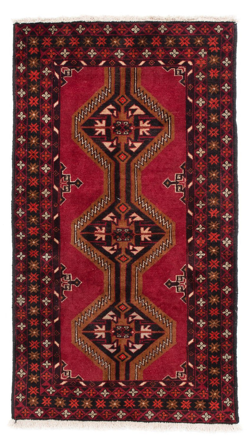 Belutsch Rug - 163 x 85 cm - dark red