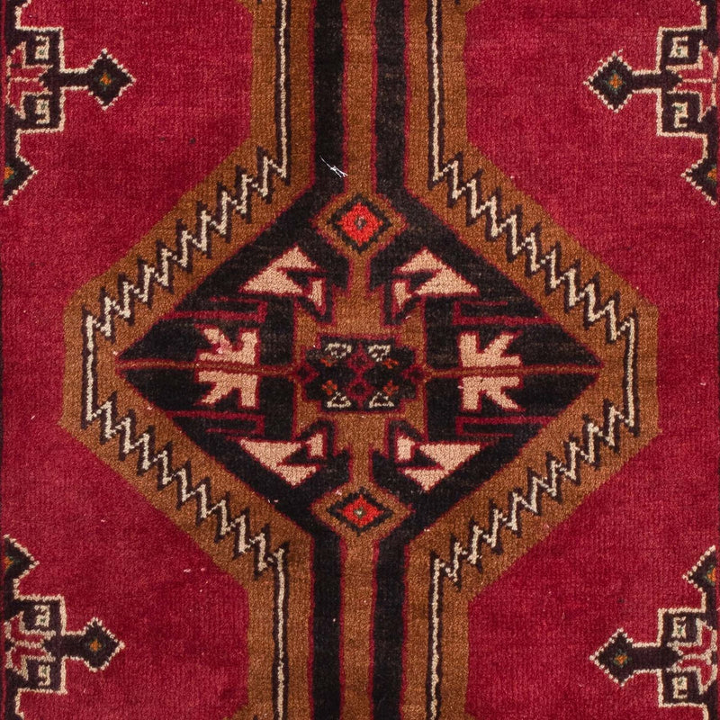 Belutsch Rug - 163 x 85 cm - dark red
