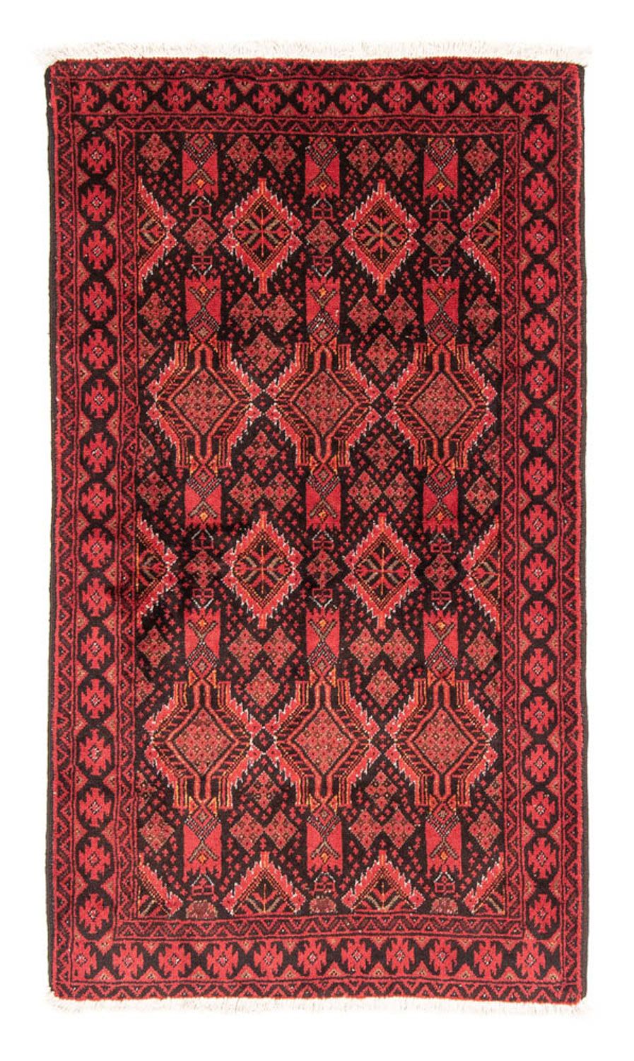 Runner Belutsch Rug - 181 x 102 cm - red