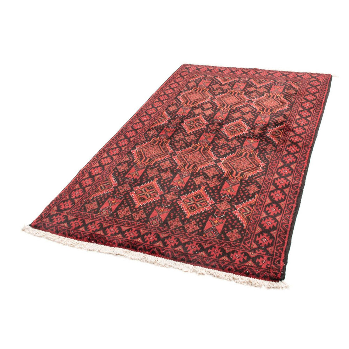 Runner Belutsch Rug - 181 x 102 cm - red