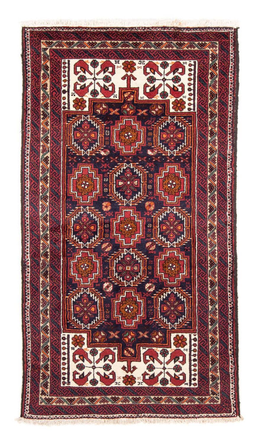 Runner Belutsch Rug - 193 x 101 cm - red