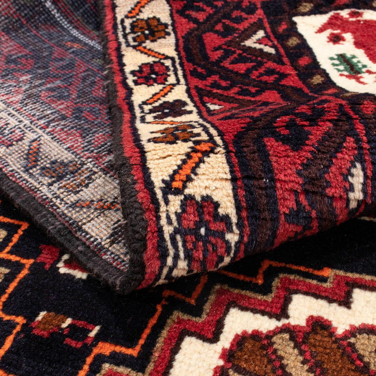 Runner Belutsch Rug - 181 x 99 cm - red